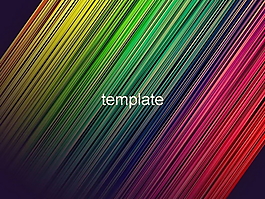 科技线条PPT模板