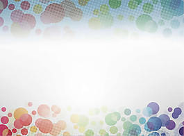 美丽彩色斑点背景ppt模板