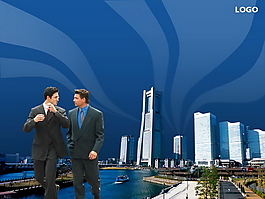 商业城市PPT模板