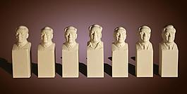 伟人印章牙雕作品图片