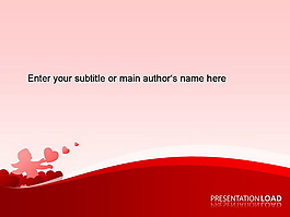 心形设计PPT模板