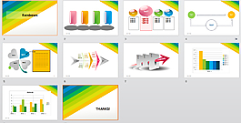 rainbow彩虹多图表.ppt