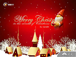 欢乐圣诞主题PPT模板免费下载