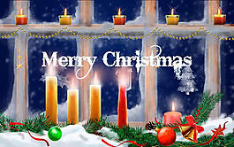 浪漫温馨圣诞节PPT模板