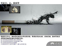 吸烟有害健康公益PPT模板