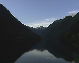 湖泊航拍素材下载