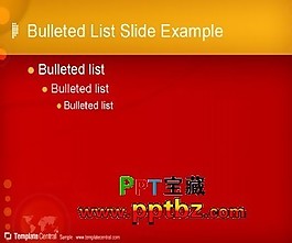 通用模板ppt模板-橙色与红色搭配