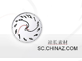 时钟艺术设计PPT模板