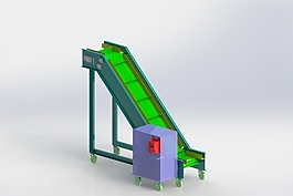 倾斜输送机废料