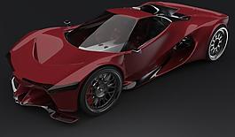 剑齿虎NSX eV的超级跑车