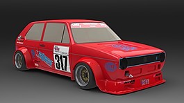 大众高尔夫MK我伯格杯赛车