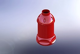 瓶身设计 SolidWorks 2012