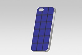 抓斗CAD iPhone太阳能充电器的情况下