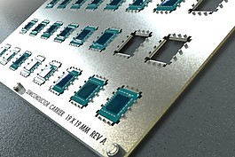 半导体中载流子的19×19毫米的瓦（3×8矩阵）