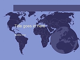 世界上紫色的模板