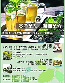 茶叶宣传单图片