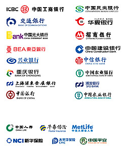 中国银行业矢量logo