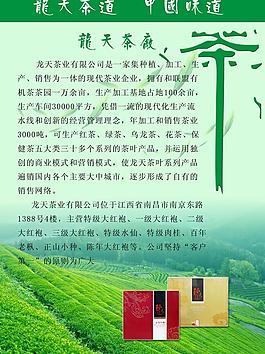 茶叶 宣传单图片