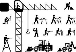 建筑工人矢量