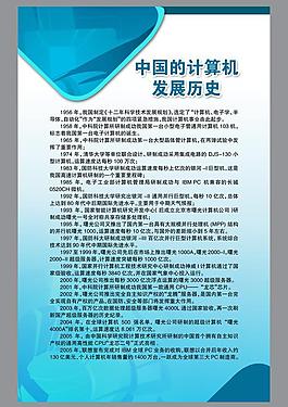 科技类展板设计psd模板图片