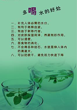 多喝水的好处图片