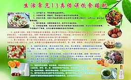 错误食误搭配图片