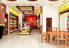 店面设计模型图片