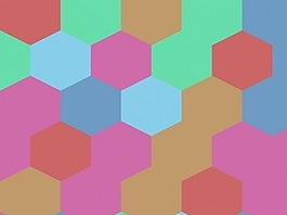六边形的PPT背景- 72474513