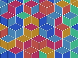 立方体PPT背景- 55139962