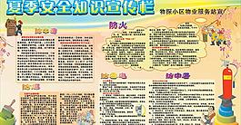 夏季安全知识宣传栏图片
