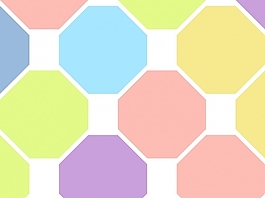 八角形的PPT背景- 40187844