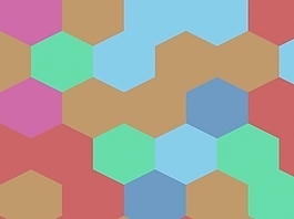 六边形的PPT背景- 76704336