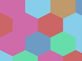 六边形的PPT背景- 72071629