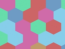 六边形的PPT背景- 22911816