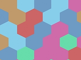 六边形的PPT背景- 42528061