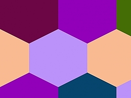 六边形的PPT背景- 73235561