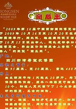 psd 南瓜x展架图片