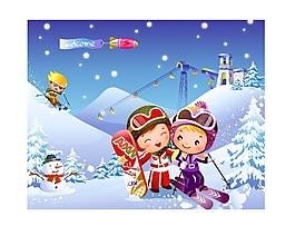 冬季滑雪