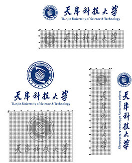 天津科技大学标志组合