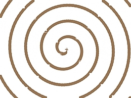 粗糙的螺旋PPT背景- 25206708