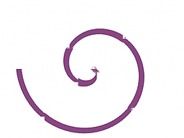 粗糙的螺旋PPT背景- 70295763