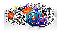 花朵创意矢量图