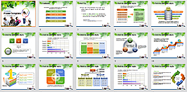 环保绿色 ppt