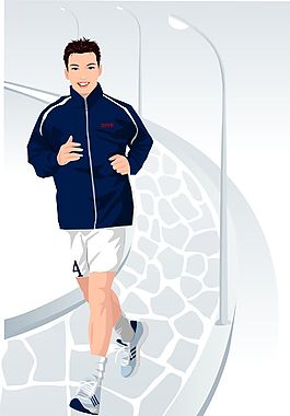 跑步