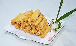 油炸冰淇淋图片