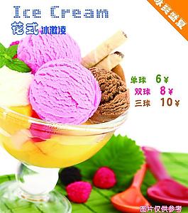 冰淇淋 花式 球图片