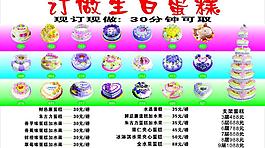 生日蛋糕图片