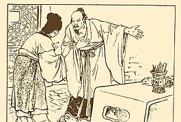 古代故事画库 屈原图片