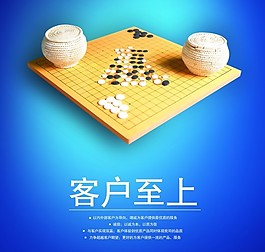 客户至上展板