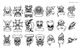 一些矢量的怪物头像